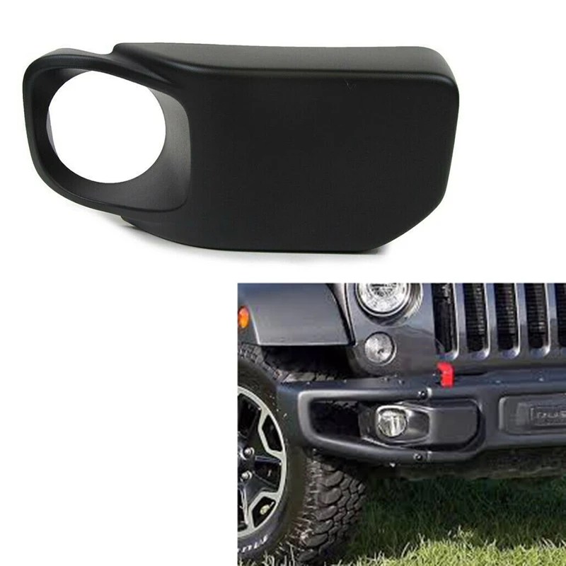 

for 2013-2017 Jeep Wrangler Front Steel Bumper Fog Light Lamp Covers 68231962AA