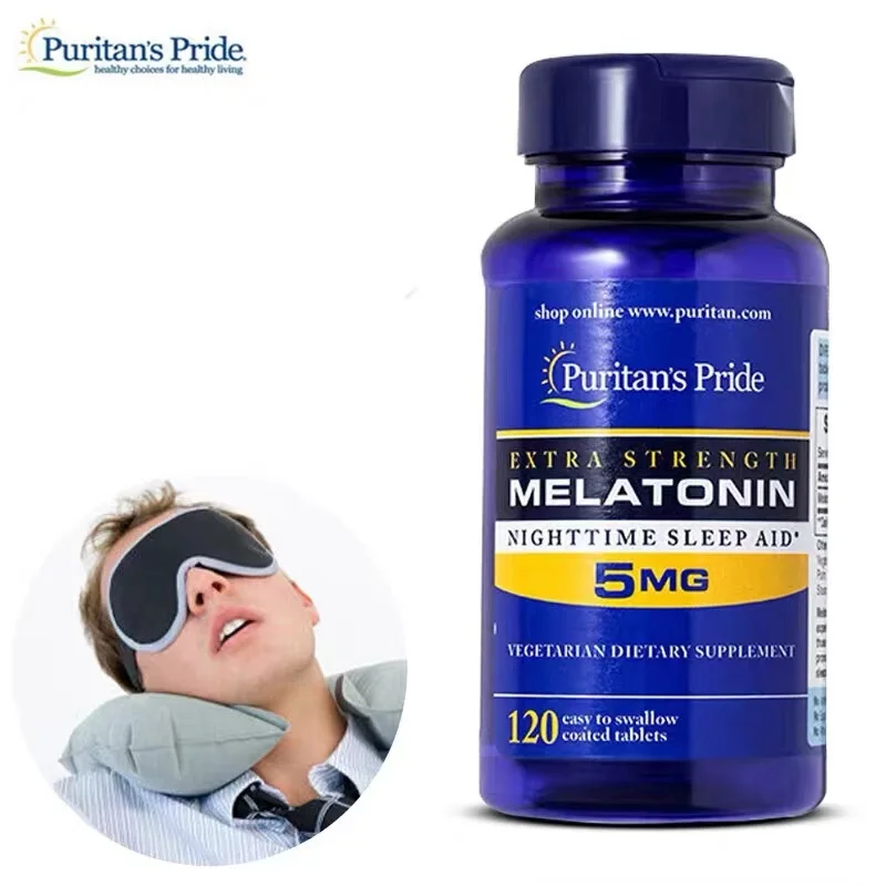 

Original Melatonin Nighttime sleep aid 5mg 120 tablets Help improve sleep