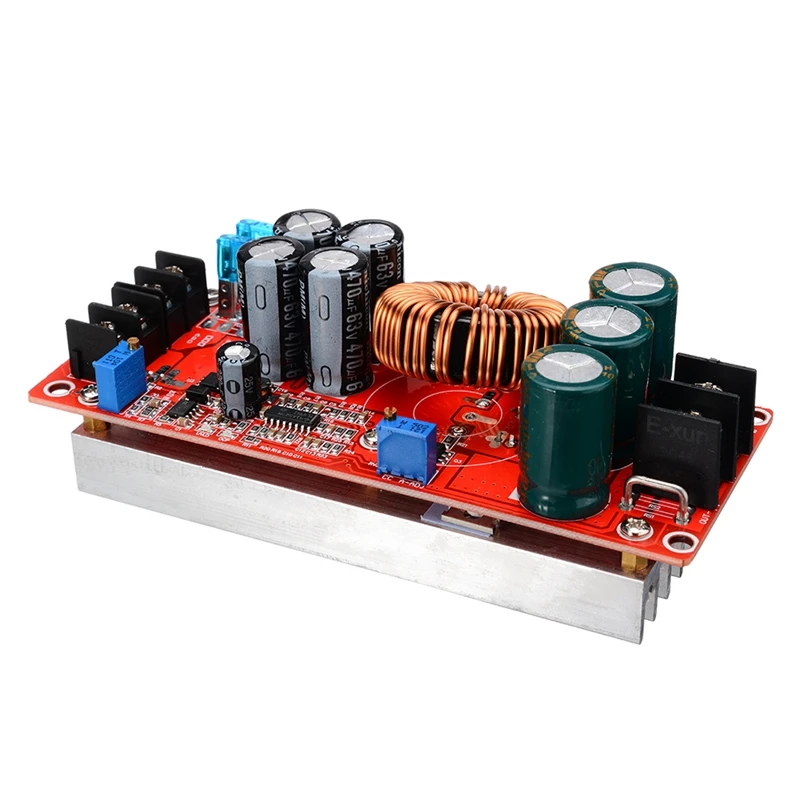 

1 Pcs Adjustable Voltage Converter 1200W 20A 8-60V To 12-83V