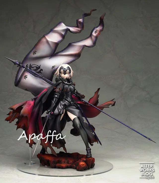 

30 см аниме фигурка игрушки судьба большой орден Жанна д'арк альтер Блэк вер. ПВХ фигурка игрушки Коллекция Модель Кукла подарок