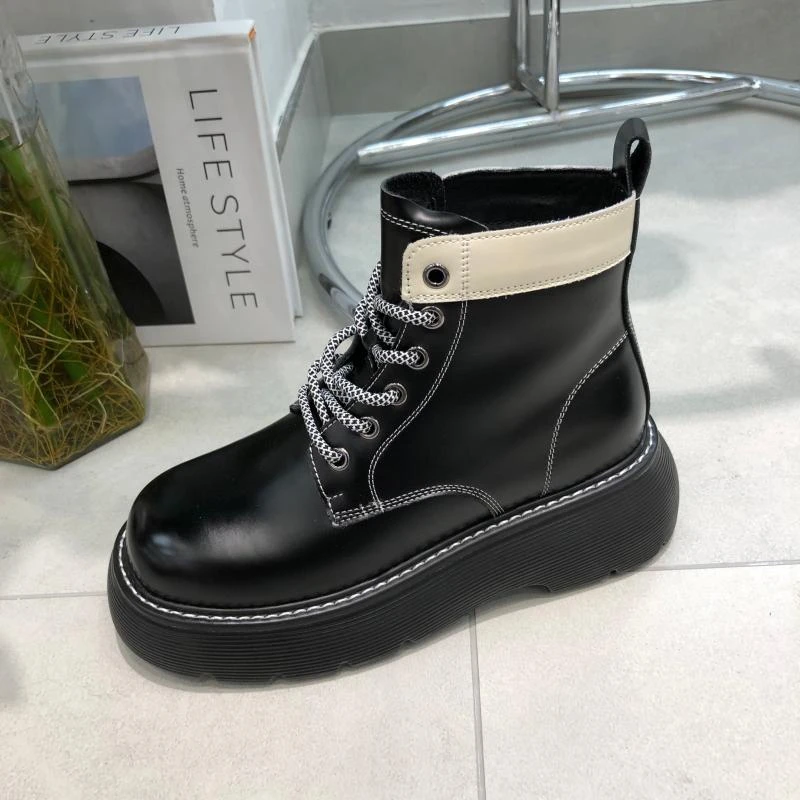 

Женские спортивные ботильоны челси на плоской подошве, новинка 2023, зимняя женская обувь для бега на платформе, повседневная обувь, мотоцикл...