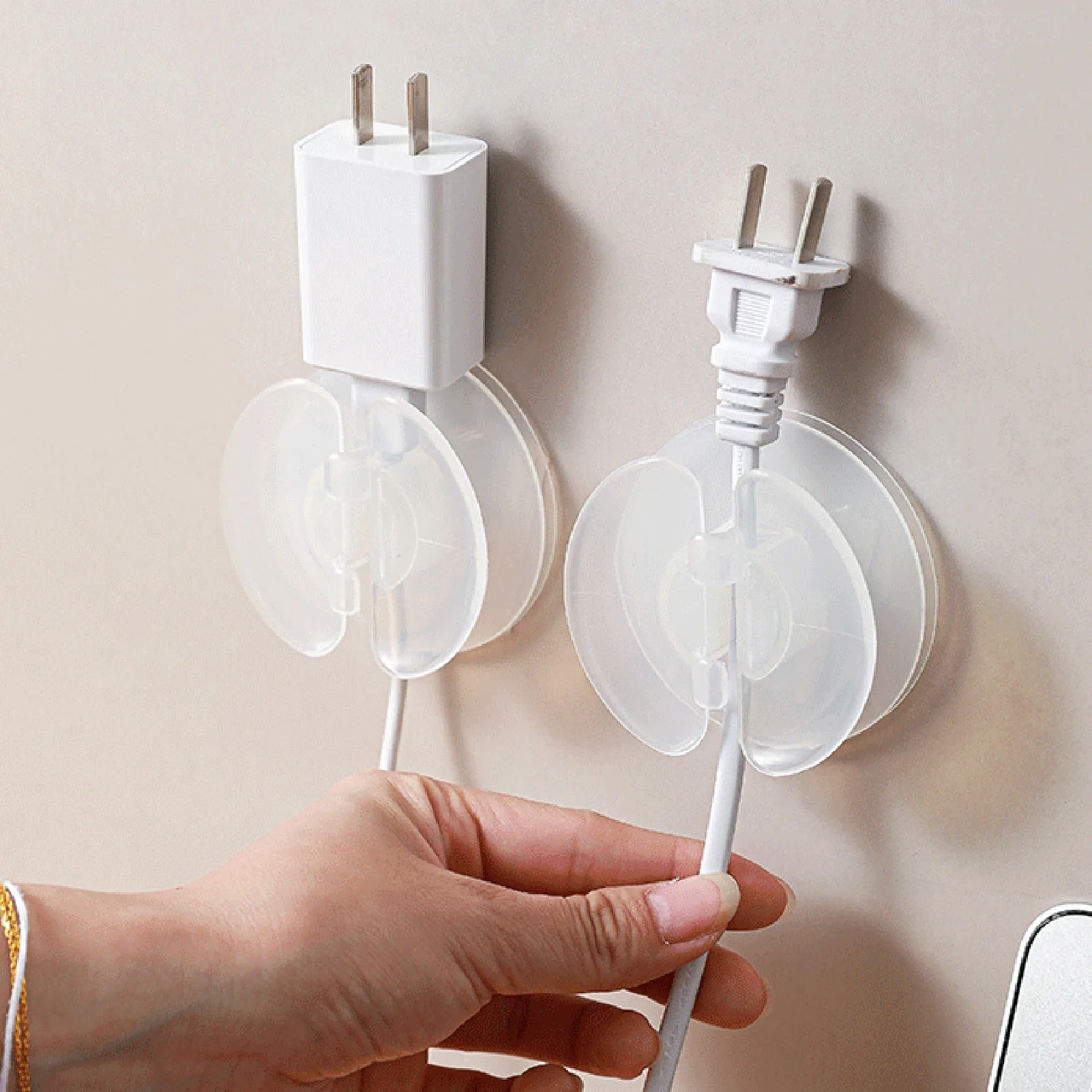 1Pcs Home Office Storage Kitchen Self Adhesive Cord Organize