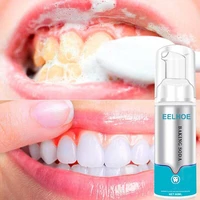 efficient teeth whitening mousse toothpaste foam whitening stain removal dispel yellow fresh breath deep cleaning teeth 60g