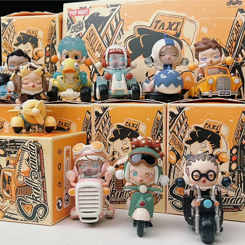 

Skullpanda Laid Back Tomorrow Series Anime Figure Blind Box Guss Bag Cute Different Car Toy Collection Collectiable Modle Gifts