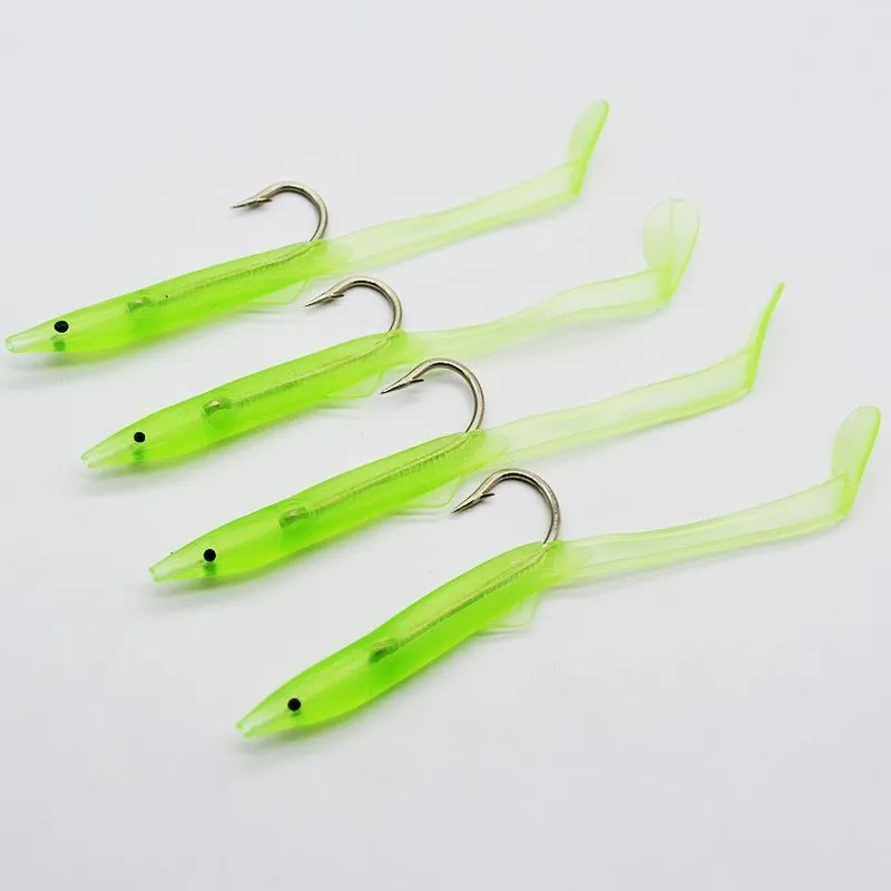 IVORY Trout Worm Earthworm Sea Fishing Soft Lures Tackle Baits 8cm 
