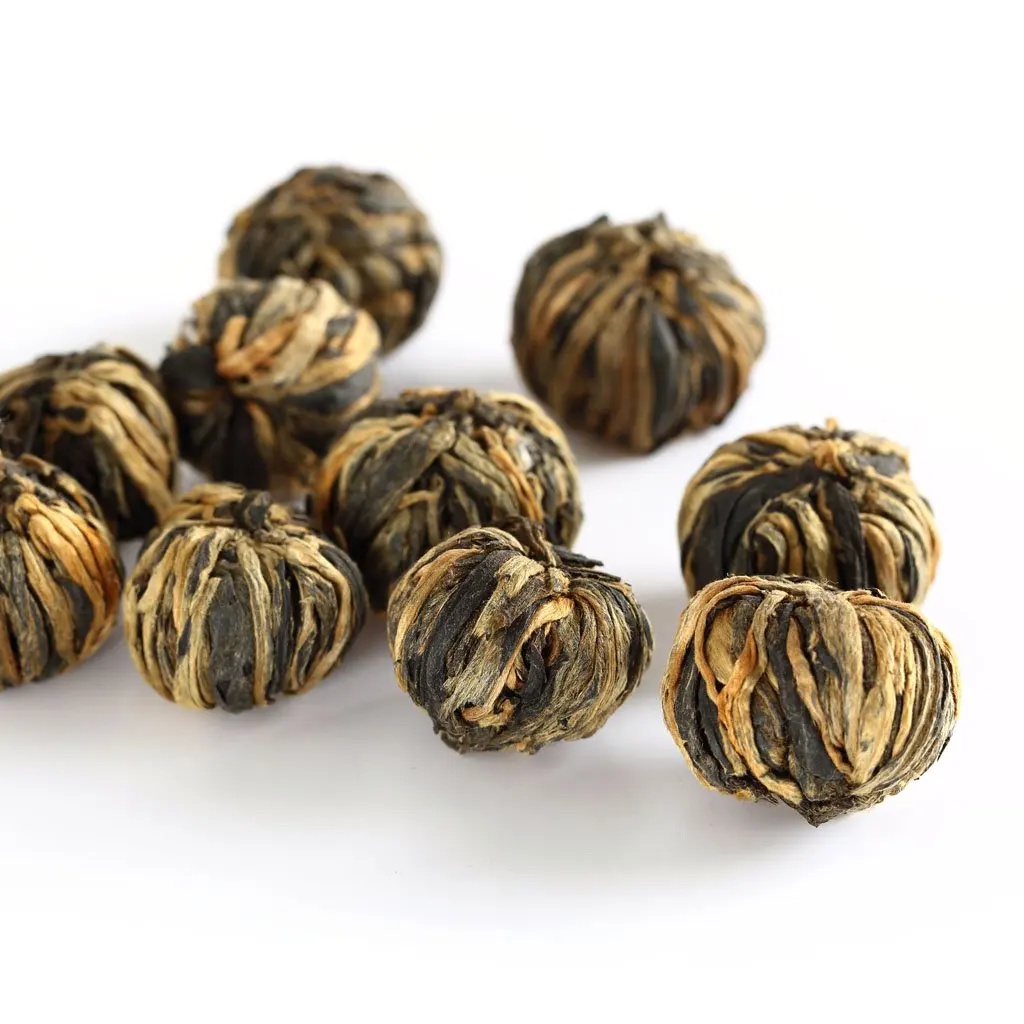 

2022 Organic Yunnan FengQing Dian Hong Dianhong Handmade Dragon Pearl 250g / 500g