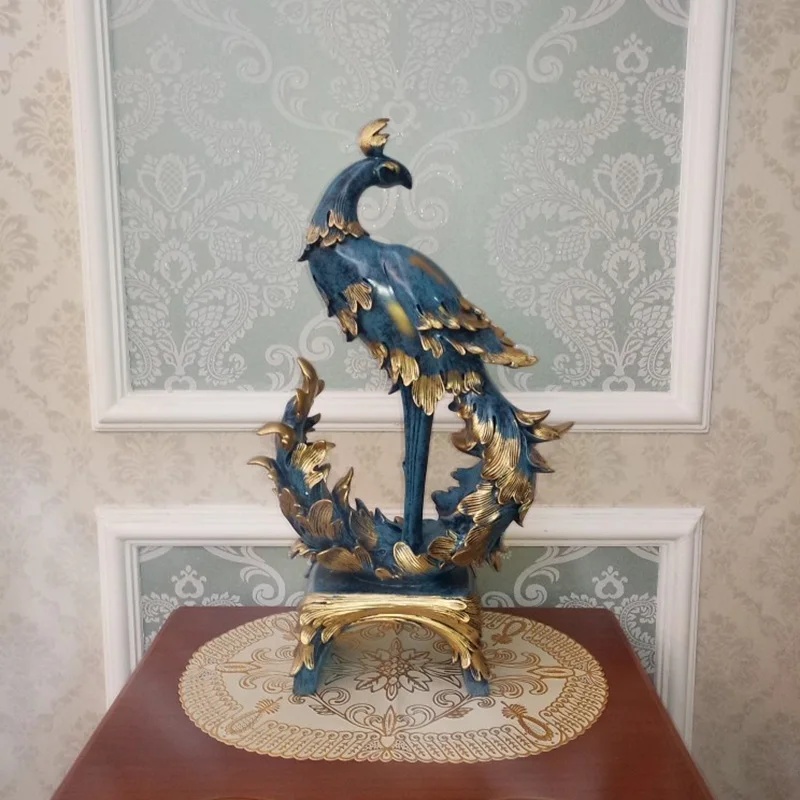 

Украшения для дома, аксессуары для гостиной, телевизора, винного шкафа, Феникс, украшение, креативное украшение для крыльца, подарки