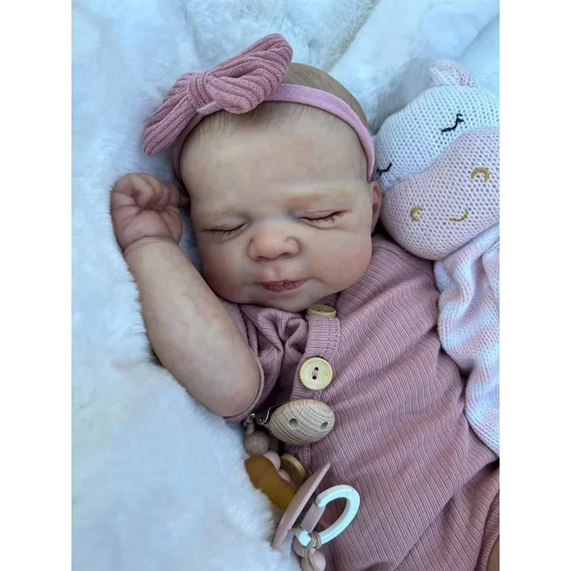 Кукла реборн Реалистичная 48 см с рисунком бытие