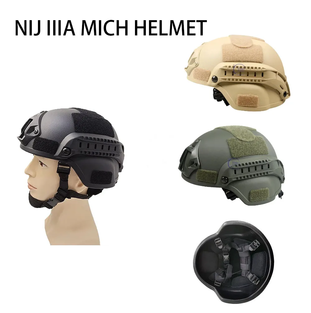 Настоящий США NIJ IIIA уровень 3A FAST/M88/WENDY/MICH арамидный код военный тактический