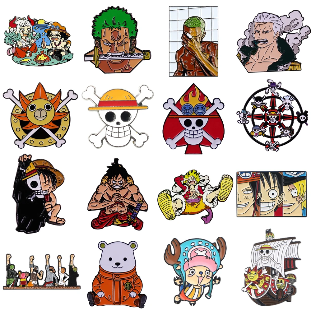 

Classic Anime Enamel Pin Brooch Funny Anime Badges Lapel Pins for Backpacks Jackets Brooches Jewelry Fashion Accessories Gifts