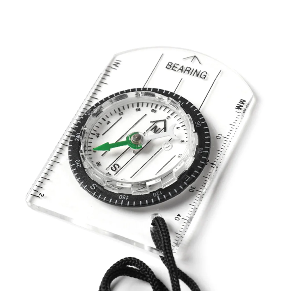 

Открытый кемпинговый компас, прозрачный компас, линейка с картой, походный дорожный компас, инструменты для туризма, кемпинга, инструмент для путешествий и выживания