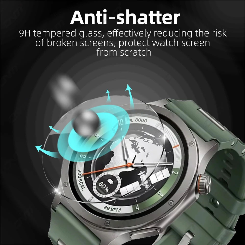 Фото Защитное стекло 9H для OnePlus Watch 4, прочная прозрачная пленка HD с защитой от царапин, аксессуары №5