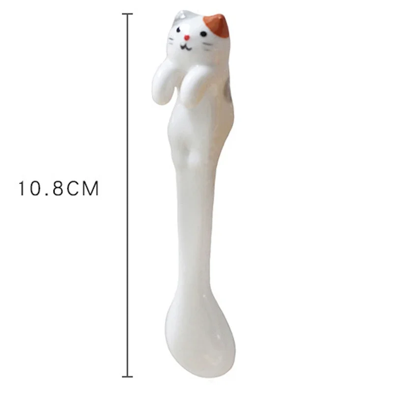 

Керамическая ложка с котом Tea Spoon