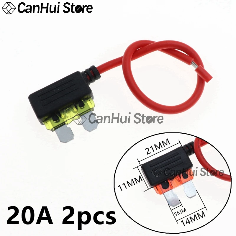 

2 шт., автомобильные держатели предохранителей 12В 5А 10А 15А 20А