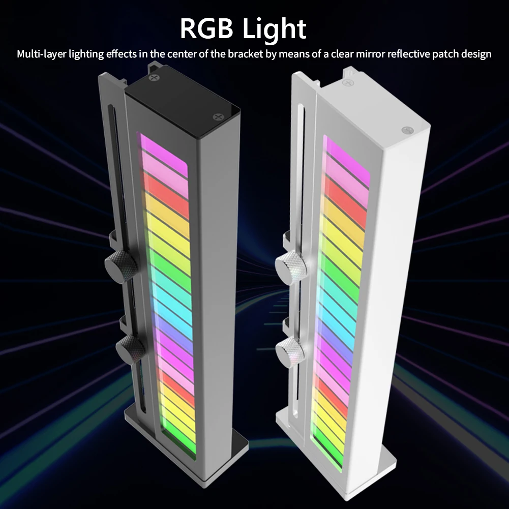 5 В 3-контактный ARGB Sync GPU Опорный Кронштейн Для ATX/M-ATX/ITX Держатель Видеокарты