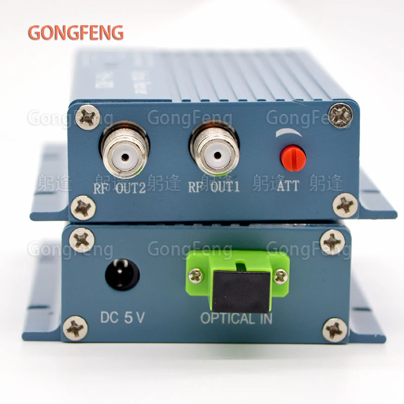 5PCS New CATV Optical Receiver OR23B With WDM, AGC Converter SC APC Connector Mini Mode  Inch RF Output Free Shipping To Brazil