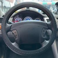 universal diy car steering wheel cover skidproof tires texture soft multi color soft silicone steering wheel glove accessories
