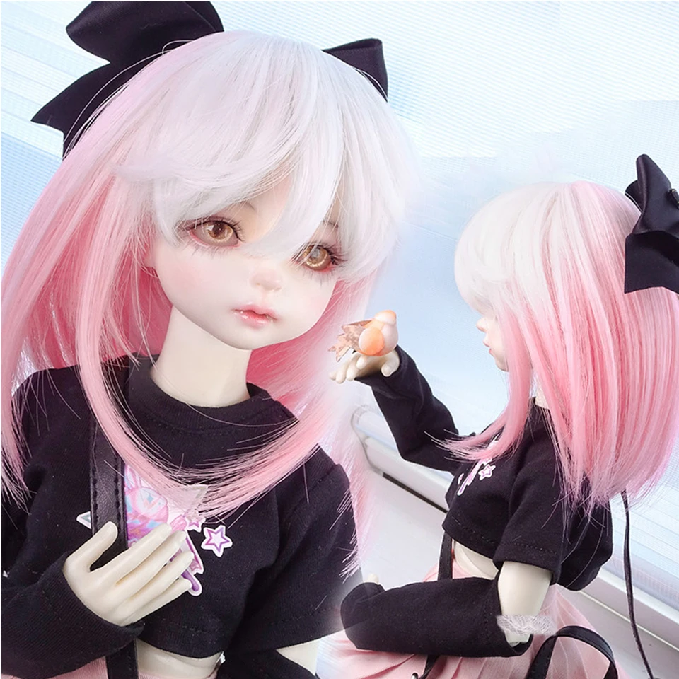 

Парик для куклы с челкой, 1/3, 1/4, 1/6