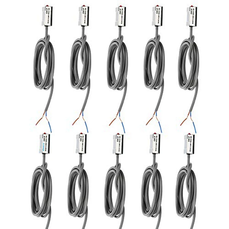 10 шт. магнитный сенсорный переключатель воздушного цилиндра регулируемый для