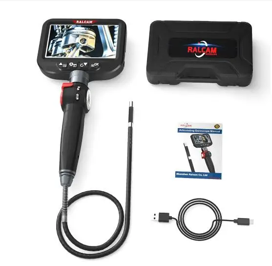 

Ralcam New Version 2Mp Hd Android Steerable Endoscope 8.5Mm Automotive Articulating Borescope Factory