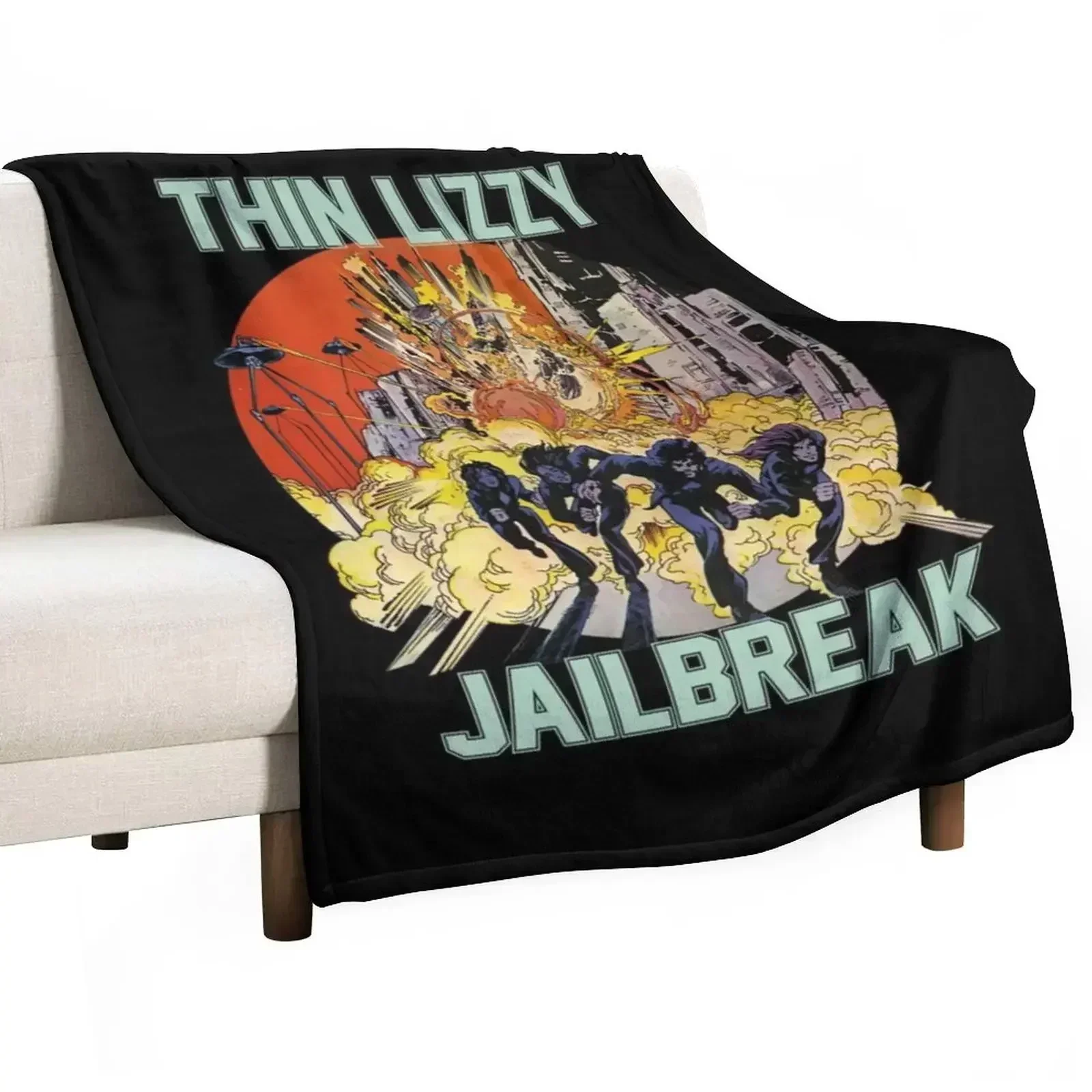 Тонкий винтажный подарок Lizzy Jailbreak Explosion для фанатов мужчин и женщин на Хэллоуин