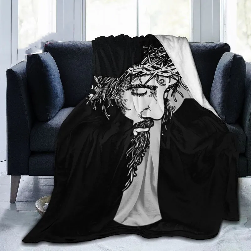 Фланелевое одеяло на тему Иисуса христианской Пасхи мягкое теплое для