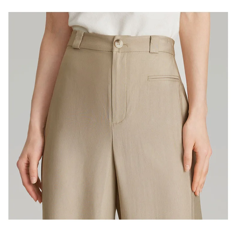 Женские прямые атласные брюки светильник Luxury триацетатные розовые