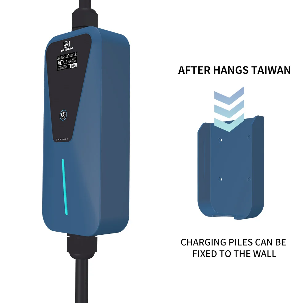 Type1/Type2 16A 240V 3.84KW Single-Phase Portable EV Charger Cable Adjustable Electric Vehicle Charging Suit For All Car |
