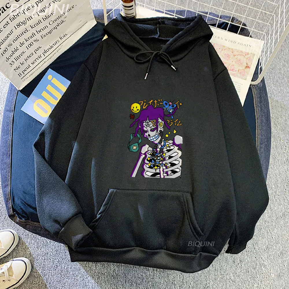 

Playboi Carti Hoodies for Men Rapper funny Cartoon Prints Pullover Hoodie Fashion Hip Hop Hooded Pullover Man Sweatshirts Cloth
