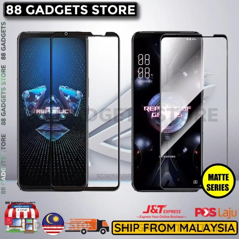 

ASUS ROG Phone 5 / 5s / 5 Pro / 5 Ultimate / ROG Phone 3 / ROG Phone 2 Matte Gaming Clear Tempered Glass rog2 rog3 rog5