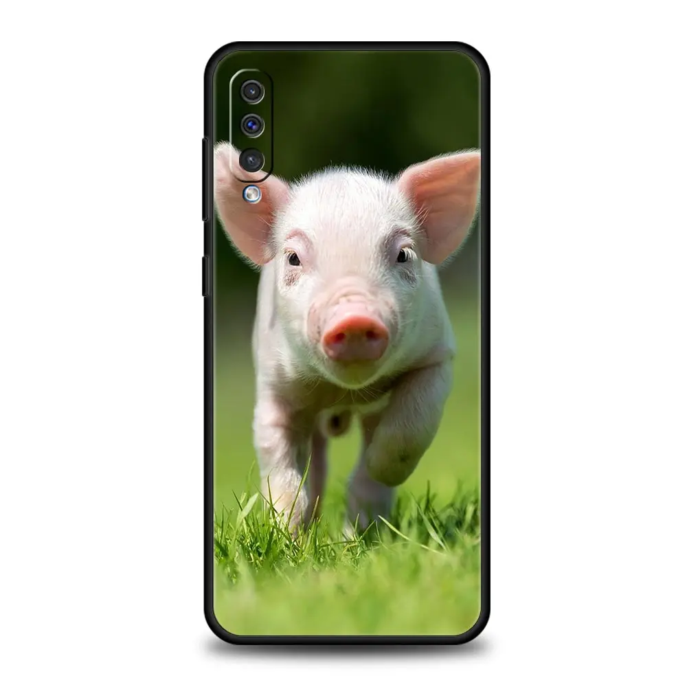 Чехол для телефона «Милая маленькая розовая свинья» для Samsung A54 A52 A24 A14 A50 A70 A10 A40 A20S A20E A06 A12 A22 A34 A42 A32 5G A04s A16 Cover (art.: 3920cc185f15d) - 3920cc185f15d