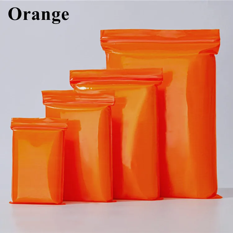 Пластиковые прозрачные пакеты на молнии Leotrusting 100 шт