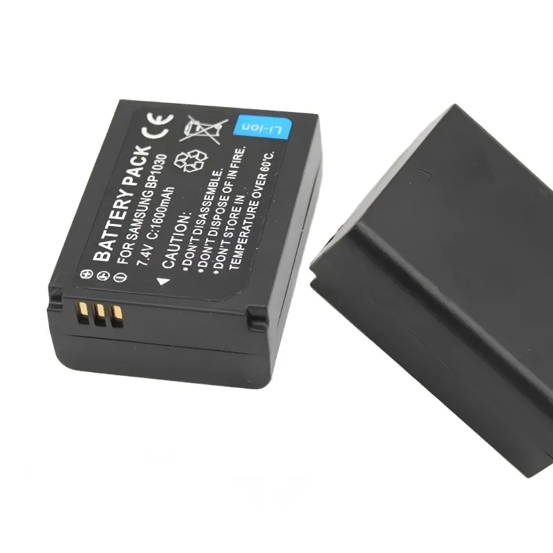 Фото Новая аккумуляторная батарея BP1030 7.4V 1600mAh для камер Samsung NX1000 NX2000 NX300 NX500 NX210, литий-ионная, перезаряжаемая, с зарядным устройством №5