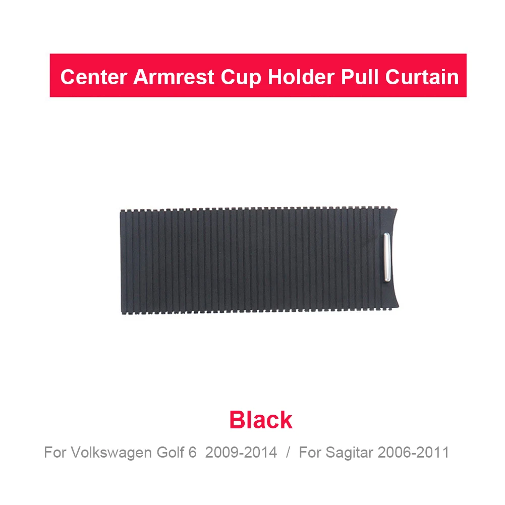 ABS + ПК см раздвижная рулонная крышка центральной консоли для VW Golf 6 2009-2014