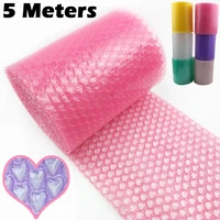 2022 20cm x 5 meter pink air bubble roll love heart shaped party favors gifts packing foam roll gift box packing filler wedding