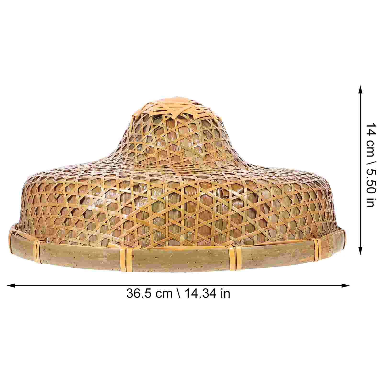 Непромокаемая бамбуковая шляпа для мужчин и женщин женские соломенные