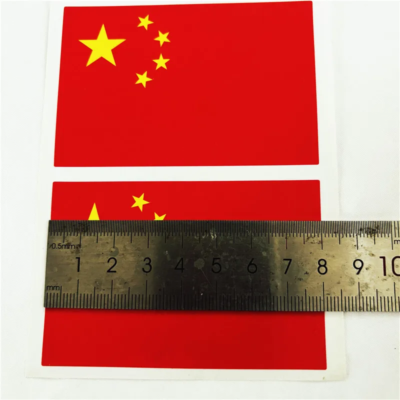 Оптовая продажа смешанные наклейки с китайским национальным флагом 100