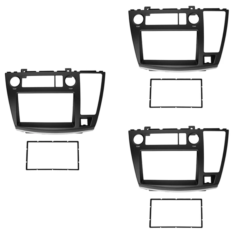 

3X Double Din Car Radio Frame For Nissan Elgrand E51 2002-2010 Stereo DVD Dash Kit Trim Fascia Panel Adapter