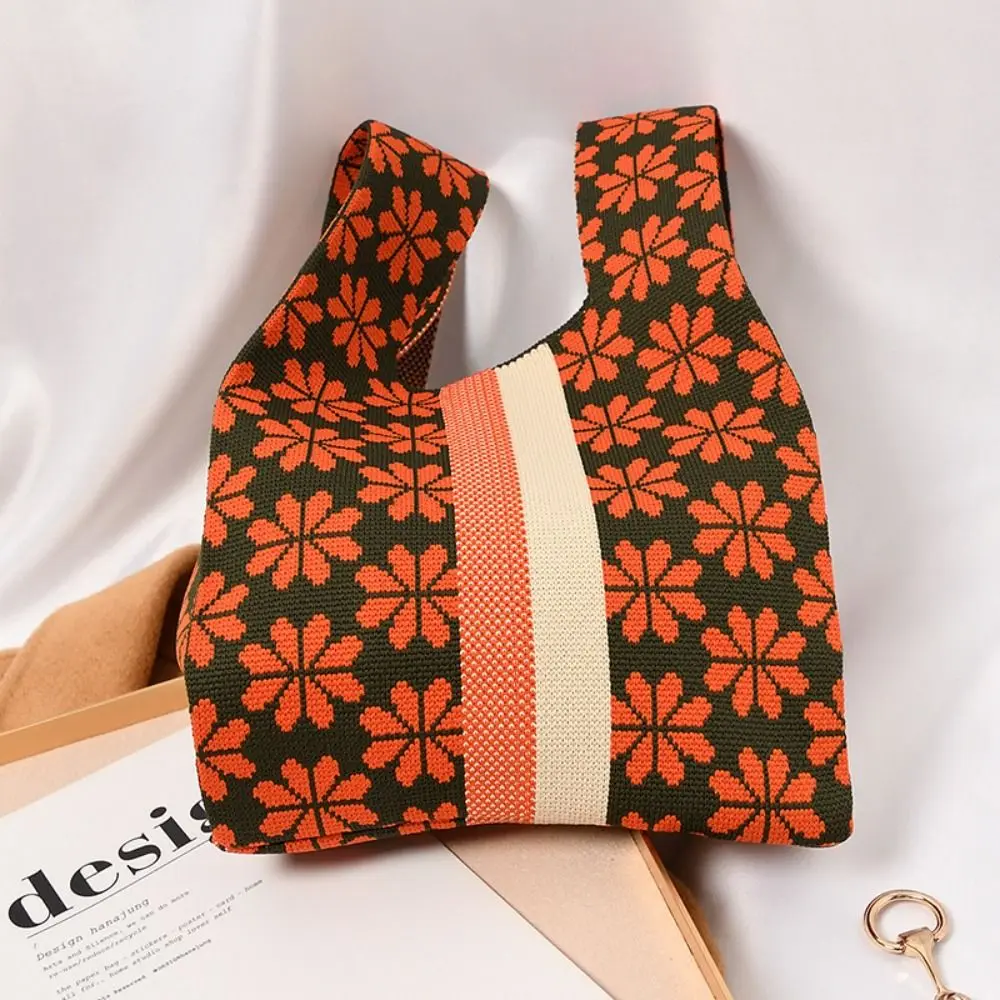 

Многоразовая сумка через плечо, сумки для покупок, нишевая дизайнерская сумка на запястье с узлом, женская сумка-тоут ручной работы