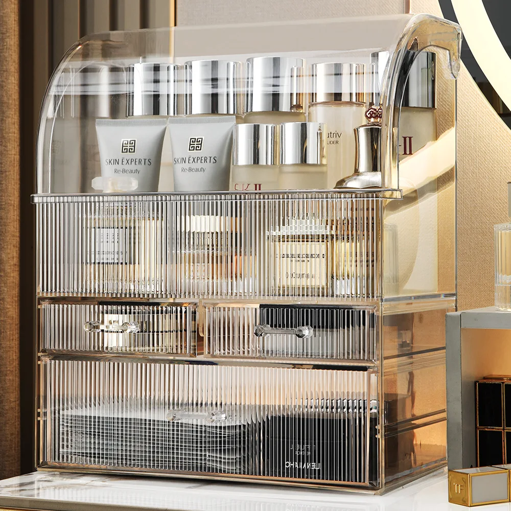 

Box Organizer Swabs For Pads Jewelry Dust-proof Cosmetics Storage Makeup Cosmetics Organizer Desktop Cotton Bathroom For Luxury