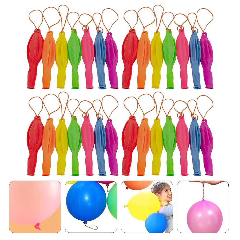 

Balloons Punchlatexparty Decorassorted Colors Boys Prop Plaything Natural Supply Rubber Eastergirls Kids Balloonsilly Playing