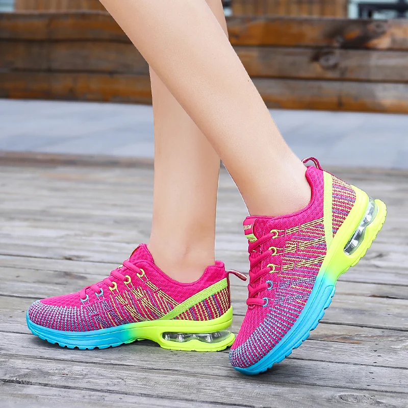 Sport Running Shoes Woman Outdoor Breathable Comfortable Shoes Lightweight Athletic Mesh Sneakers