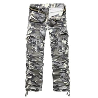 men hot camouflage cotton workout men trousers spring autumn good quality military camo cargo pants