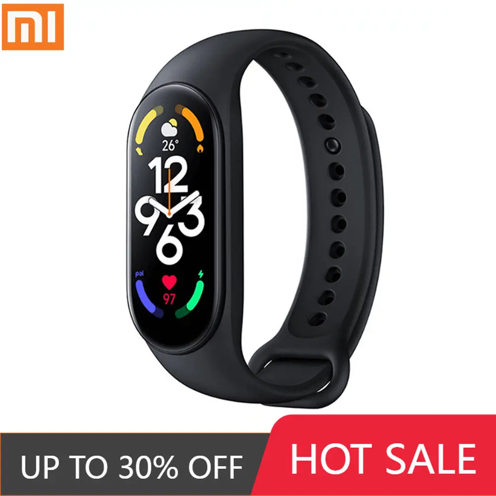 

Xiaomi Mi Band 7 Smart Bracelet 6 Color AMOLED Screen Miband 7 Blood Oxygen Fitness Traker Bluetooth Waterproof Mi Smart Band 7