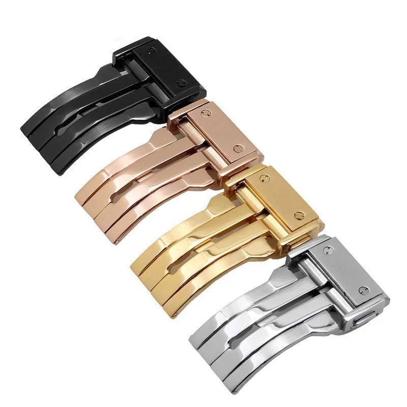 

22mm 304L Stainless Steel Watchband Clasp Watches Accessory Replacement Original Folding Buckle for Hublo Watch Series
