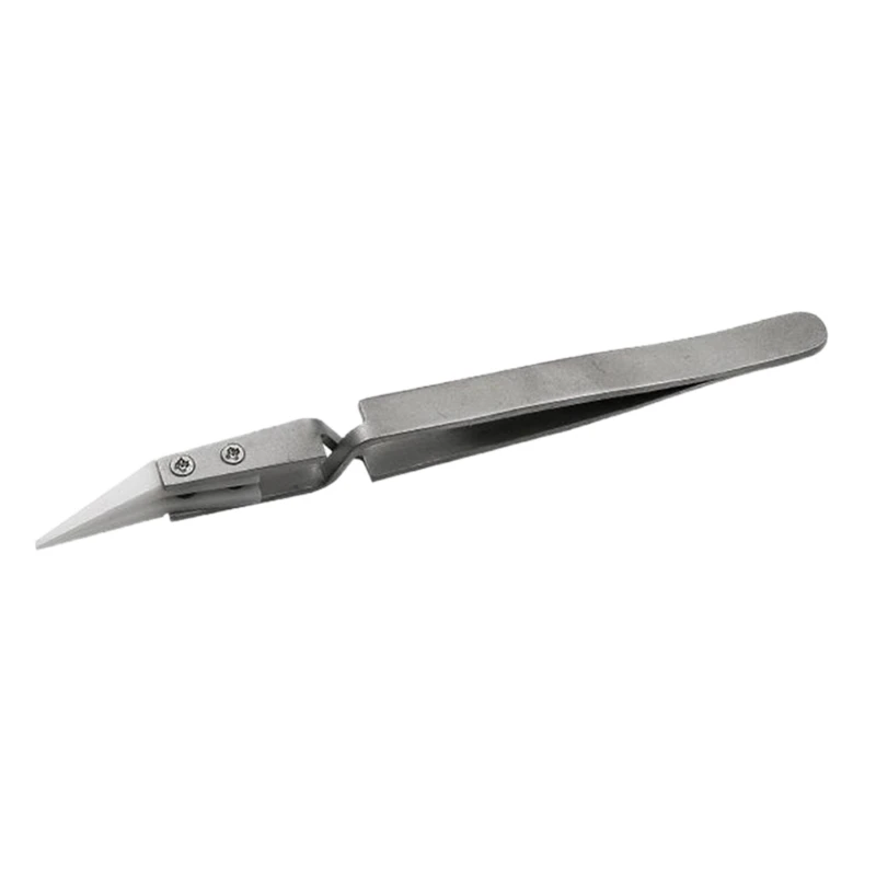

N7MD Stainless Steel Ceramic Tweezers Anti-magnetic Acid Proof Precision Clamping