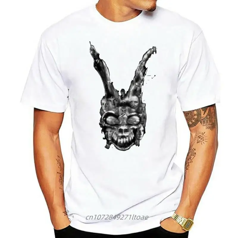 

Новинка: черная футболка Donnie Darko Bunny Talk with Frank Rabbit, культовый фильм, размер S-5XL