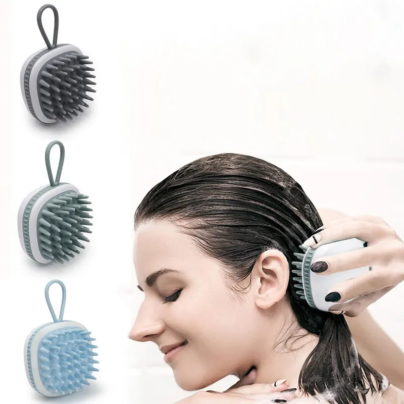 

Массажная Расческа с силиконовой подушкой безопасности, портативная ручная щетка для шампуня, щетка с воздушной подушкой для кожи головы, м...