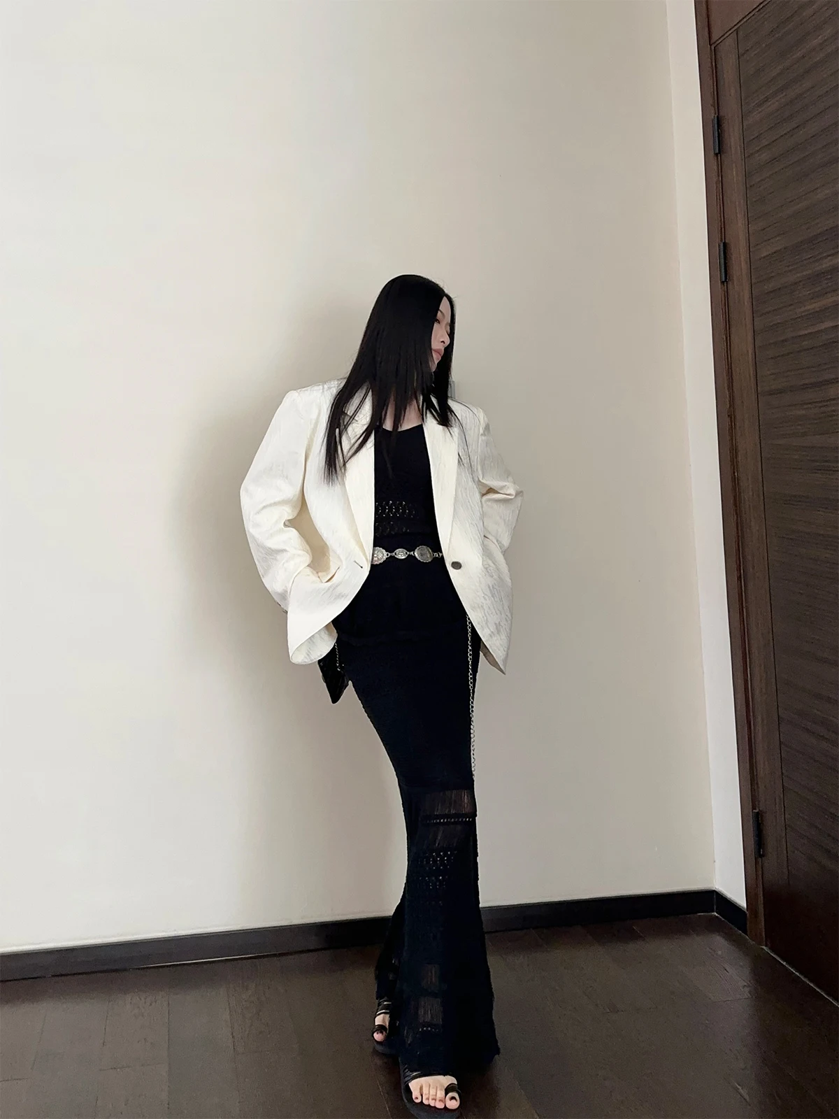 Paperlll новый китайский костюм с юбкой комплект из двух предметов темпераментный