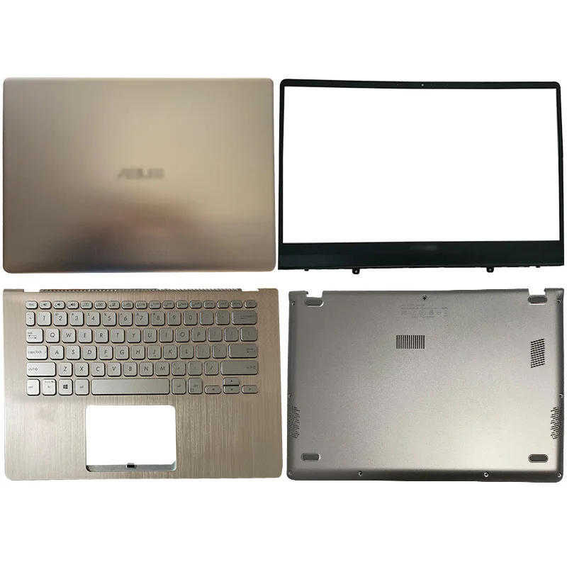 

Gold Laptop LCD Back Cover/Front Bezel/Palmrest/Bottom Case For ASUS VIVOBOOK S14 S4300 S4300U S4300UN S4300F X430 X430U A403F